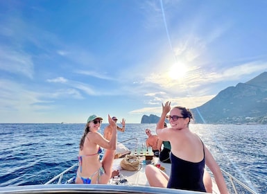 Von Sorrento aus: Positano Private Bootstour Ganztägig