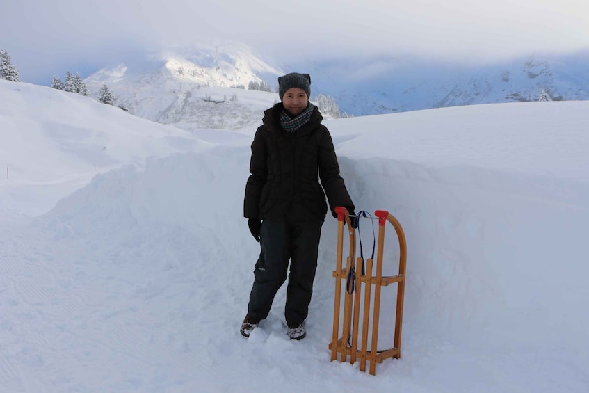 Picture 8 for Activity Switzerland: Private Sledging Day Tour