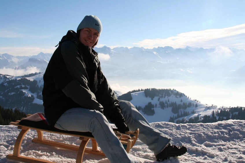 Picture 17 for Activity Switzerland: Private Sledging Day Tour