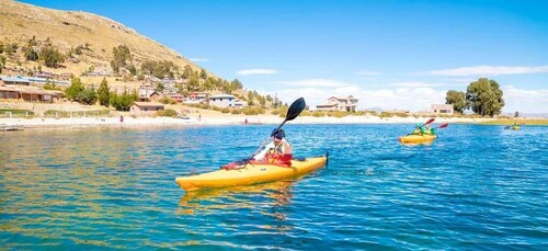 Puno: Pulau Uros - Kayak | Pintu Masuk |