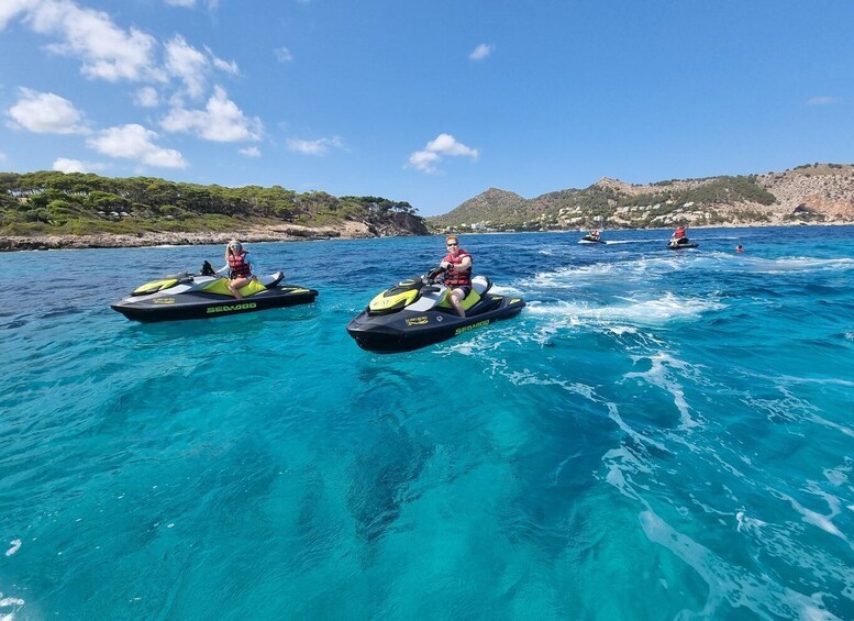 Picture 5 for Activity Cala Millor: Jetski Tour of Sea Lion Cave or Caves of Artà