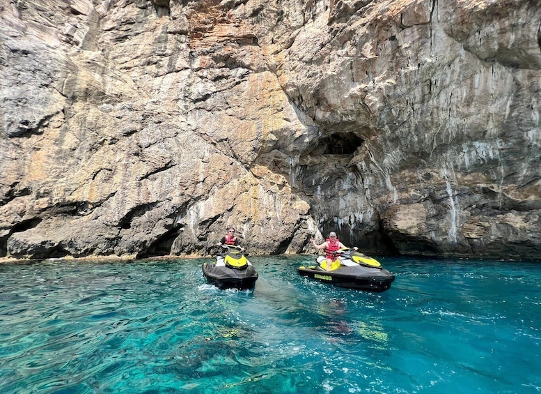 Picture 2 for Activity Cala Millor: Jetski Tour of Sea Lion Cave or Caves of Artà