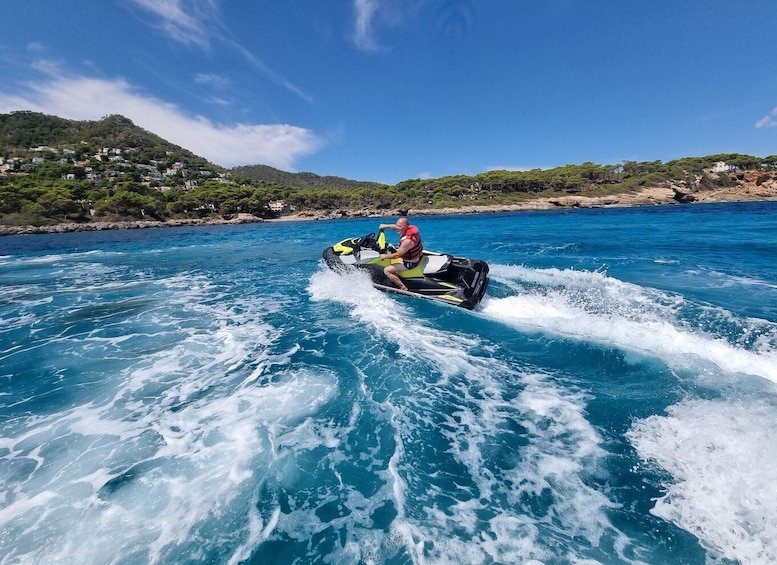 Picture 1 for Activity Cala Millor: Jetski Tour of Sea Lion Cave or Caves of Artà