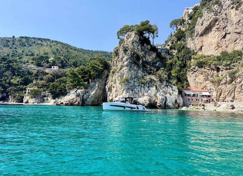 Picture 1 for Activity Nice: Mala Caves, Villefranche & Snorkeling Boat Tour