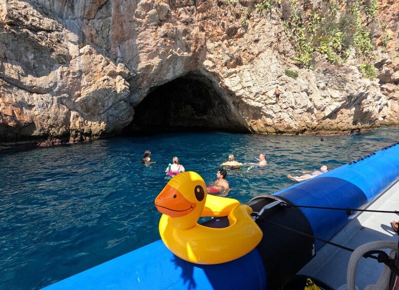 Picture 1 for Activity Nice: Mala Caves, Villefranche & Snorkeling Boat Tour