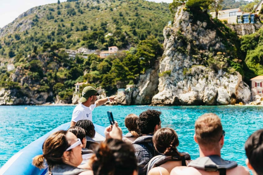 Nice: Mala Caves, Villefranche & Snorkeling Boat Tour