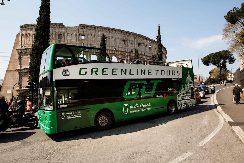 Picture 2 for Activity Civitavecchia: Transfer to Rome & Hop-on Hop-off Bus Ticket