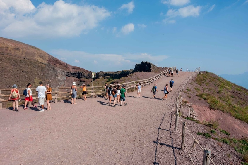 From Ercolano: Vesuvio Park Entry Ticket and Roundtrip Bus