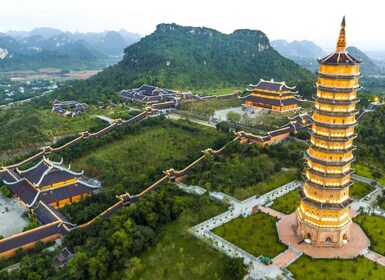 Von Ninh Binh aus: Bai Dinh, Trang An & Mua Höhle Ganztagestour