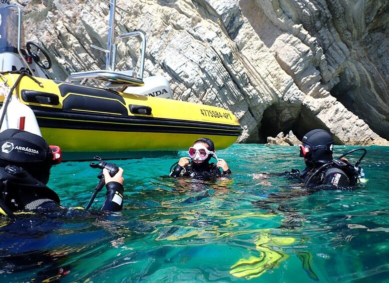 Picture 2 for Activity Arrábida: Open Water Diver Course in Arrábida Marine Reserve