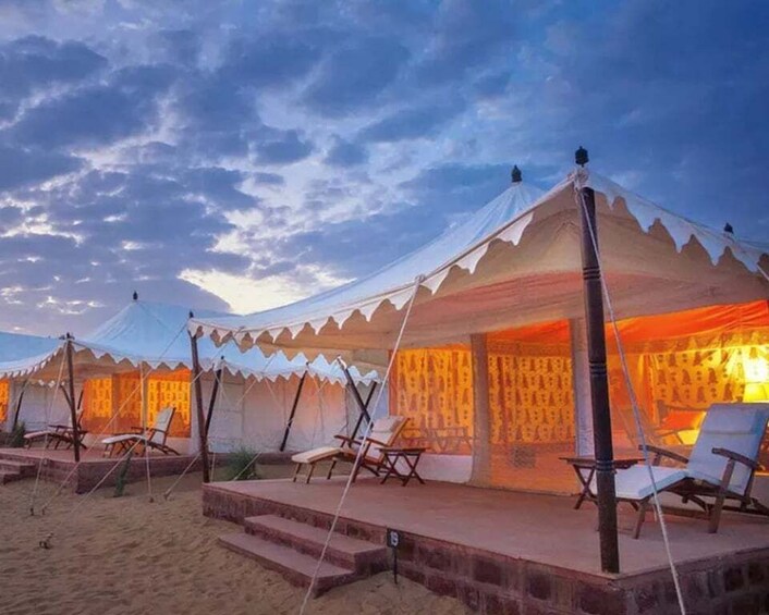 From Jodhpur: Overnight Camping with Camel Safari In Jodhpur