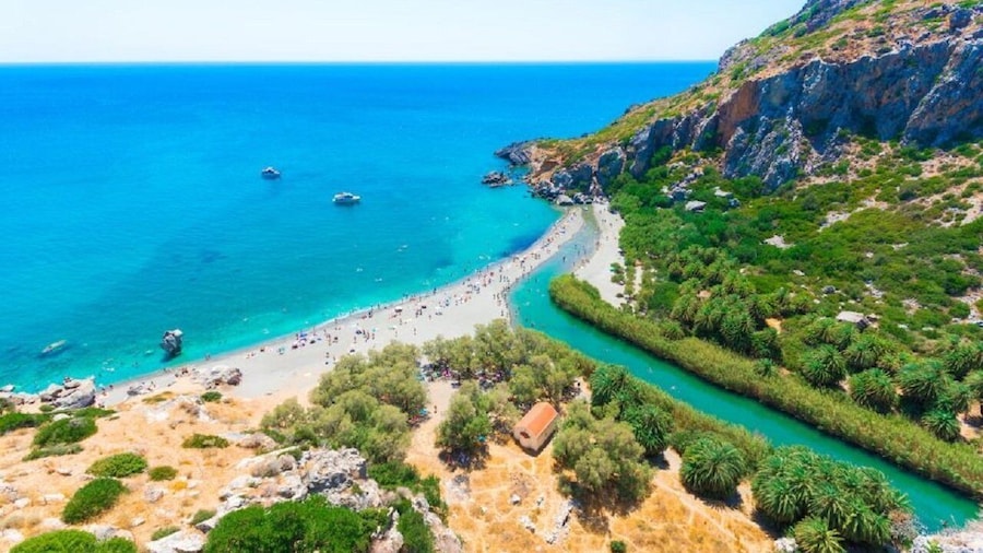 From Rethymno: Day Trip to Preveli Palm Beach-Kourtaliotiko