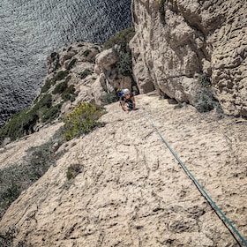 Multi Pitch Climb Session in the Calanques near Marseille