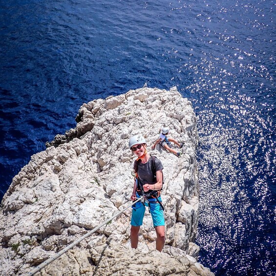 Picture 8 for Activity Multi Pitch Climb Session in the Calanques near Marseille