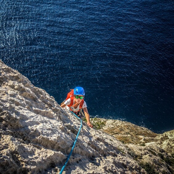 Picture 2 for Activity Multi Pitch Climb Session in the Calanques near Marseille