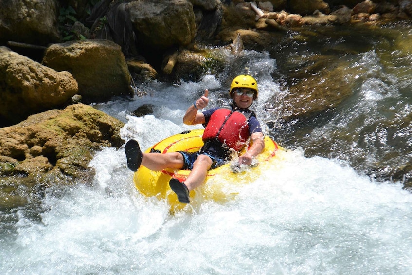 Picture 3 for Activity Falmouth: Jungle River Tubing & Bamboo Beach Club VIP Access