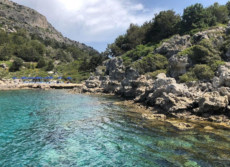 Picture 1 for Activity Faliraki: Boat Trip to Ladiko, Traganou & Antony Quinn Bays