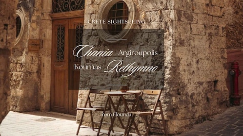 From Elounda: Chania - Rethymno - Argiroupolis - Kournas
