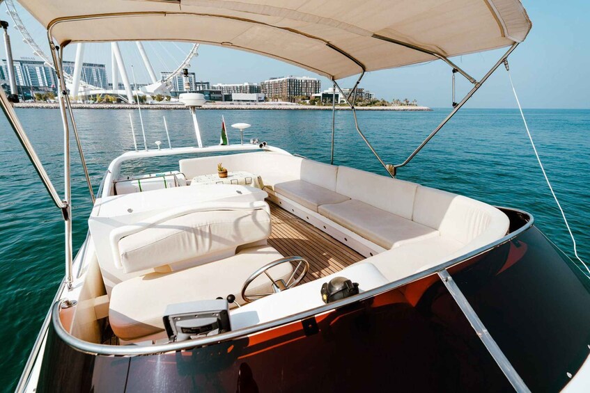 Picture 1 for Activity Dubai: Private Luxury Yacht Tour on a 50-Foot Yacht