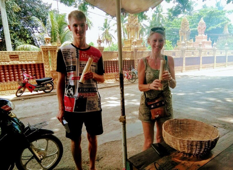 Picture 9 for Activity North Battambang,rice paper, rice wine, bat cave Sun Set