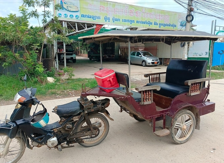 Picture 6 for Activity North Battambang,rice paper, rice wine, bat cave Sun Set