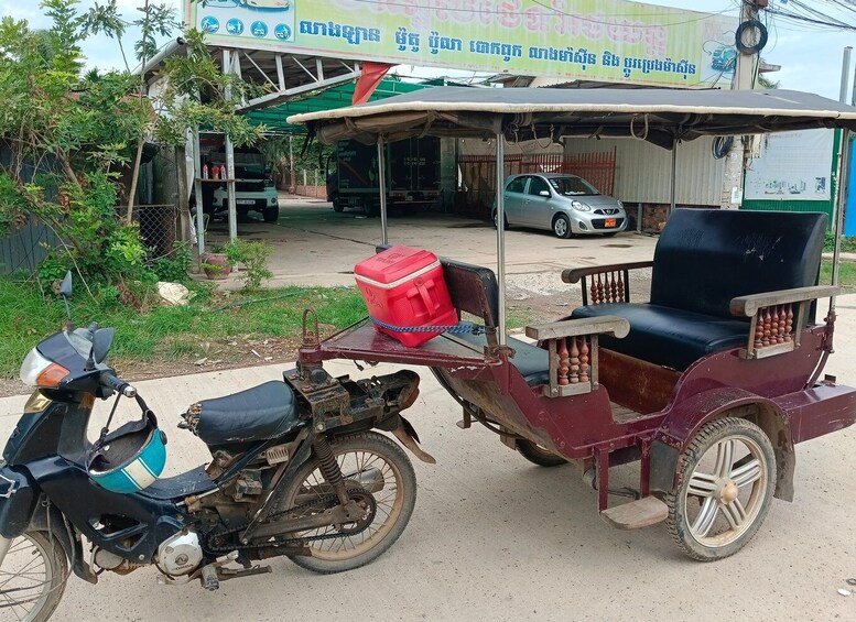 Picture 6 for Activity North Battambang,rice paper, rice wine, bat cave Sun Set