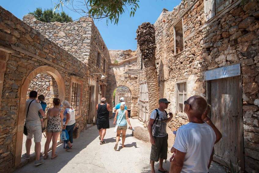 Picture 2 for Activity Crete: Spinalonga Agios and Elounda Boat Tour and BBQ