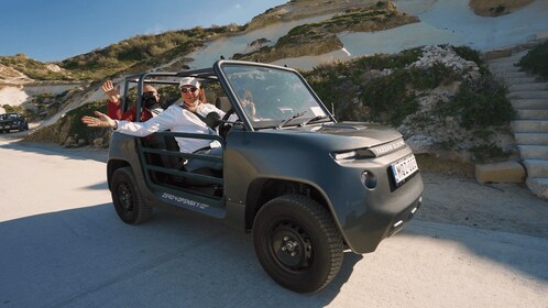 From Malta: Self-Driving E-Jeep Guided Tour in Gozo