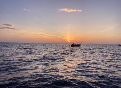 Île de Phi Phi : Lever de soleil en bateau à longue queue excursion avec pl...