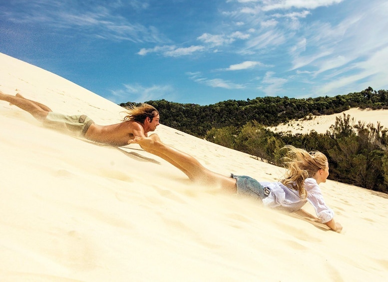 Picture 1 for Activity Brisbane: Tangalooma Desert Safari Day Cruise Transfers