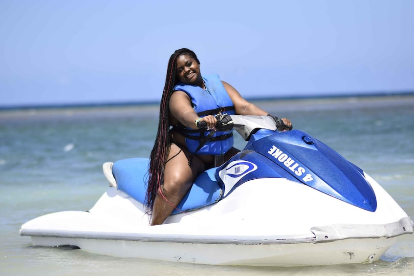 Picture 2 for Activity Montego Bay: Jet Ski & River Rafting Private Tour w/ Massage
