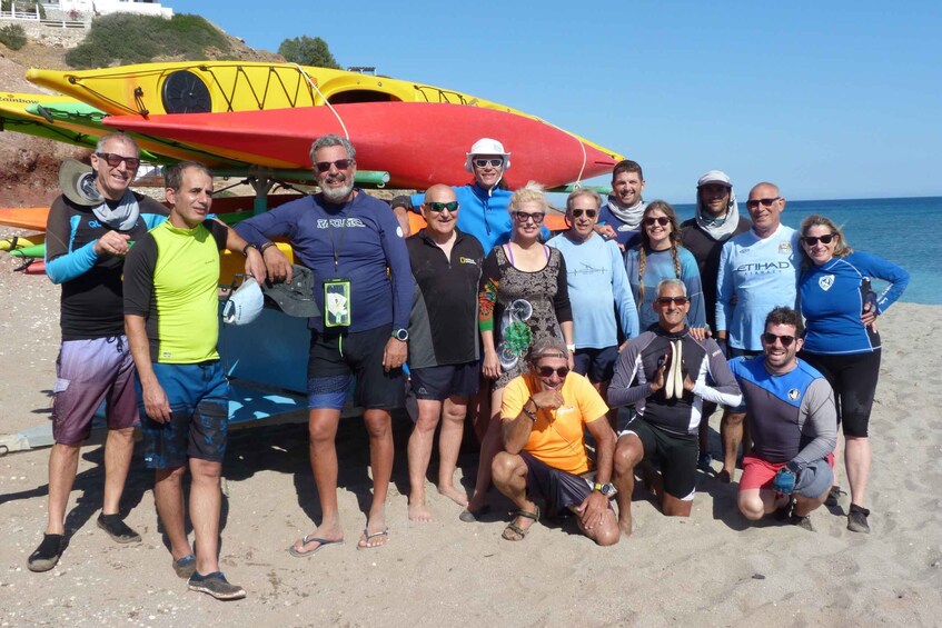 Picture 9 for Activity Milos: Guided Kayaking Trip with Snorkelling & Lunch