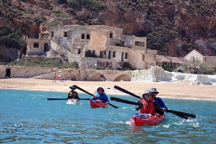 Picture 8 for Activity Milos: Guided Kayaking Trip with Snorkelling & Lunch