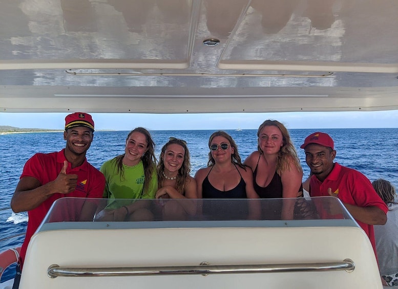 Picture 6 for Activity Willemstad: Klein Curaçao Beach Boat Cruise with an Open Bar