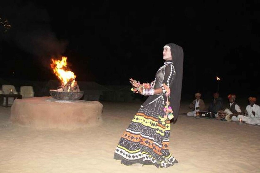 Picture 2 for Activity Jaisalmer: Jeep Safari,Camel Ride,Buffet Dinner & Folk Dance