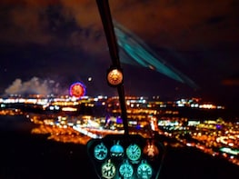 Evening Theme Park Flight