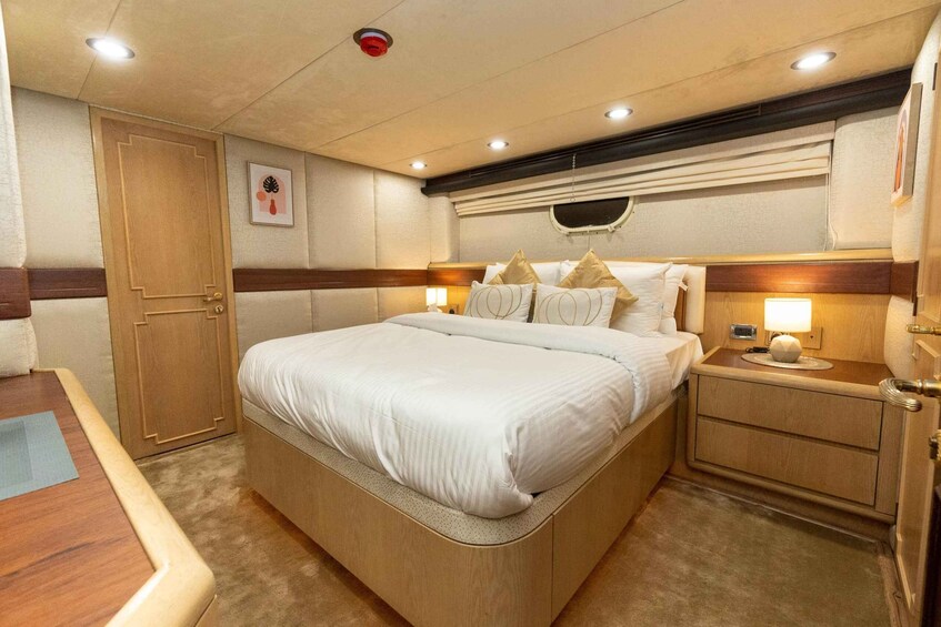 Picture 12 for Activity Dubai : Luxury Super Yacht Charter with Canapes & Drinks
