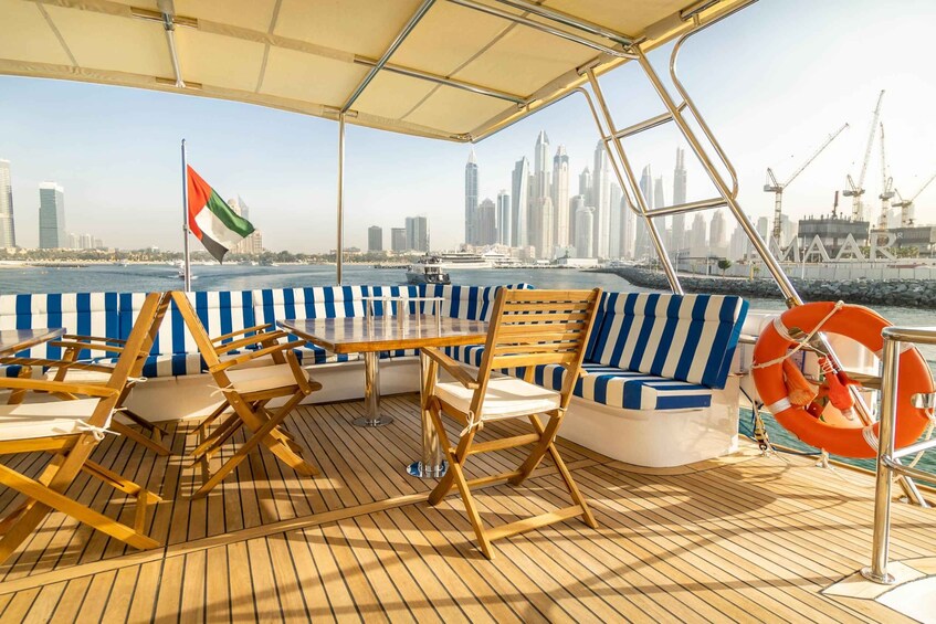 Picture 7 for Activity Dubai : Luxury Super Yacht Charter with Canapes & Drinks