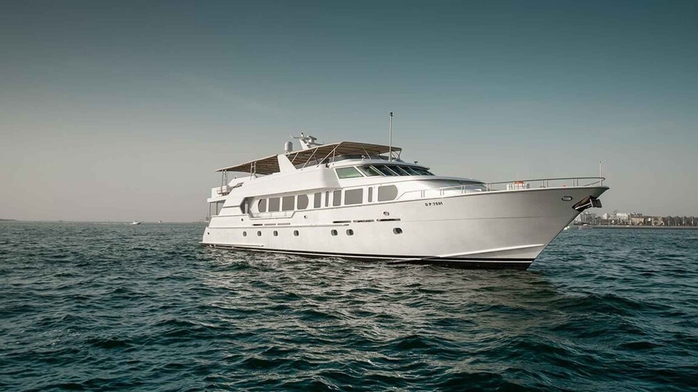 Picture 2 for Activity Dubai : Luxury Super Yacht Charter with Canapes & Drinks