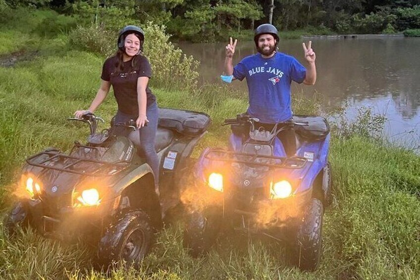 Private Guided ATV experience in Honduras with snacks
