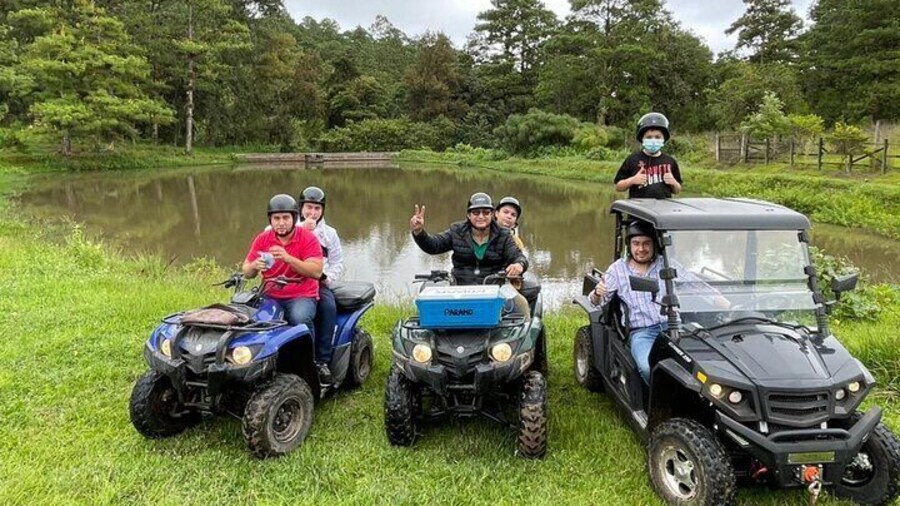 Private Guided ATV experience in Honduras with snacks