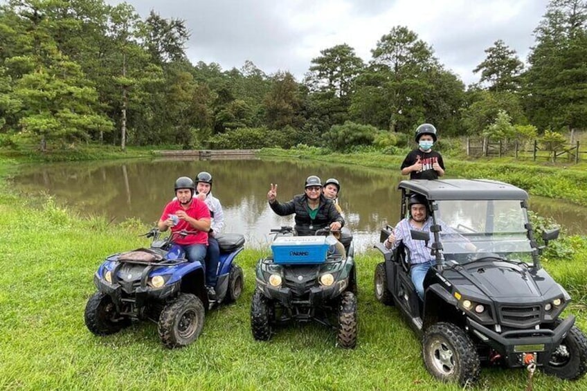 Private Guided ATV experience in Honduras with snacks