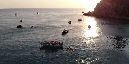 Tropea: Solnedgångstur till Capo Vaticano med aperitif