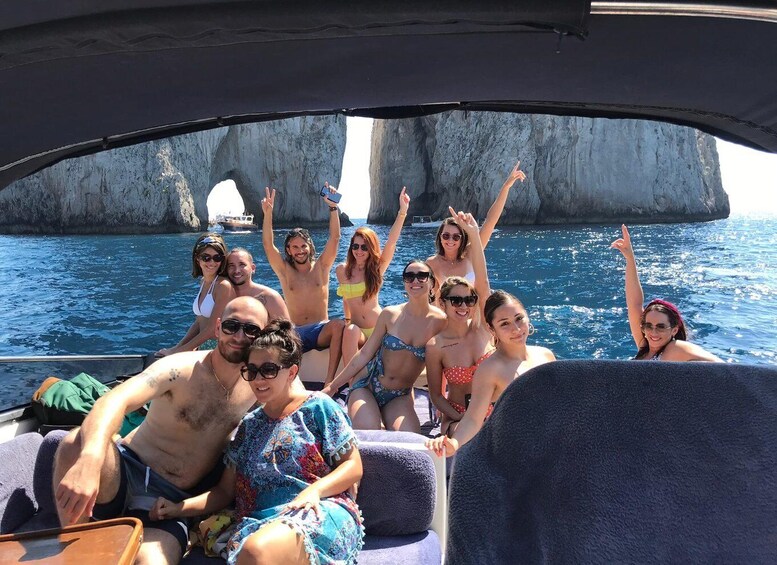 Picture 3 for Activity From Sorrento: Full-Day Boat Tour to Capri with Drinks