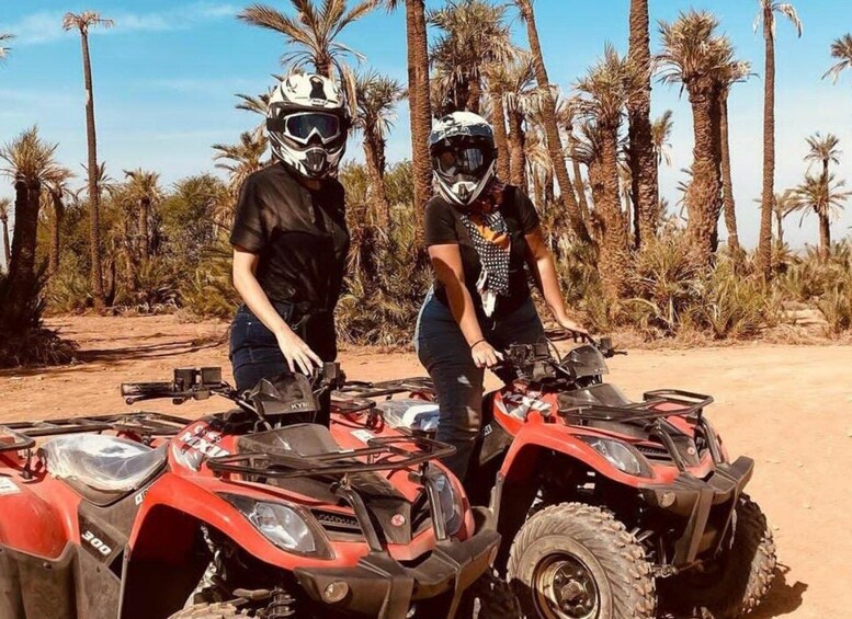 Picture 2 for Activity Marrakech: Quad ride at the duns of the Palmeraie with tea