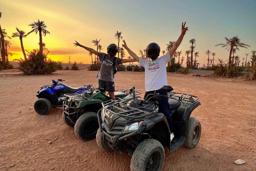 Picture 3 for Activity Marrakech: Quad ride at the duns of the Palmeraie with tea