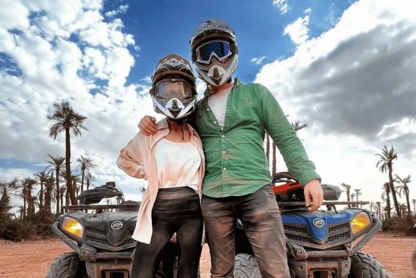 Picture 1 for Activity Marrakech: Quad ride at the duns of the Palmeraie with tea