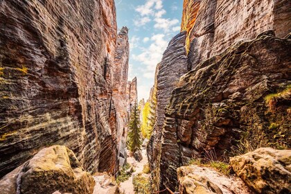 From Prague: Hike, Castle and Brewery in Bohemian Paradise