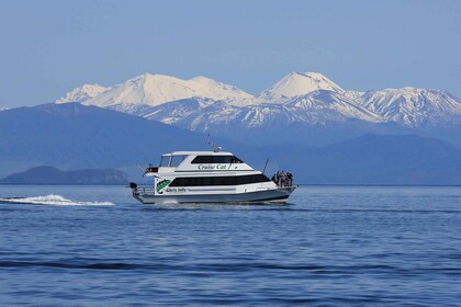 Lake Taupo: 1.5-Hour Maori Rock Carvings 5:00 PM Cruise