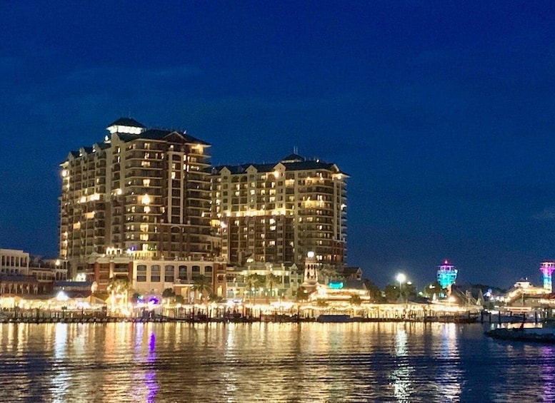 Destin: Sunset Cruise with Soft Drinks on a Tiki-Themed Boat